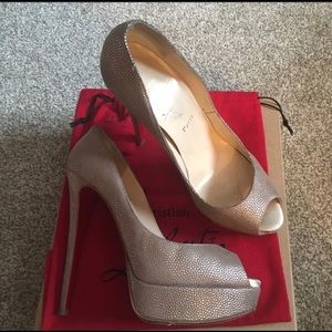 Christian Louboutin | Shoes | Christian Louboutin Lady Peep | Poshmark